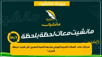 تحركات حادة.. العملات العربية اليوم في مواجهة الجنيه المصري هل تغيرت خريطة الصرف؟